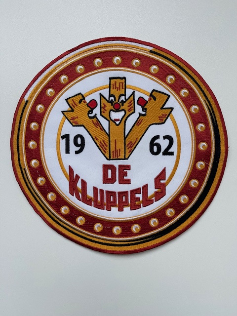 Kluppelschild groot rugembleem