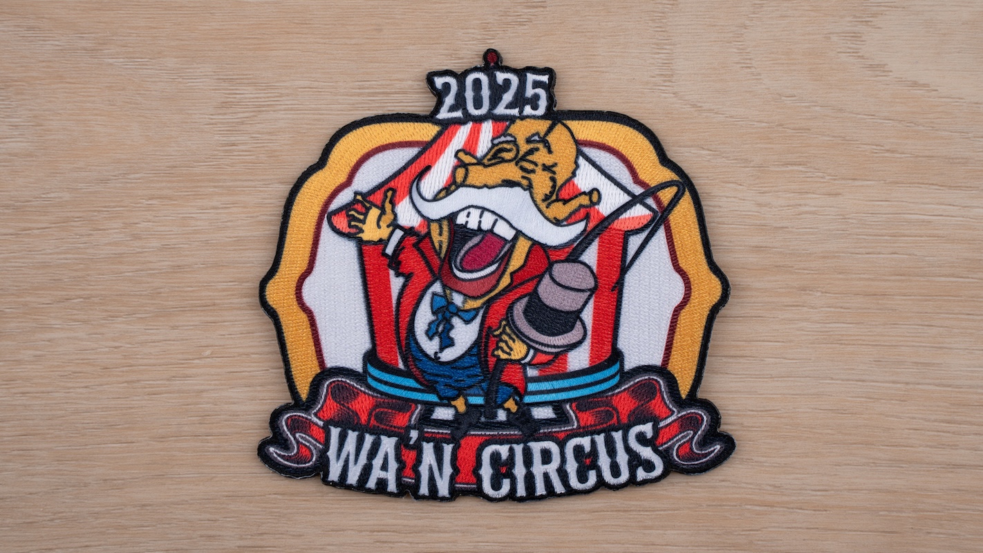 Jaarembleem 2025 'Wa'n Circus'
