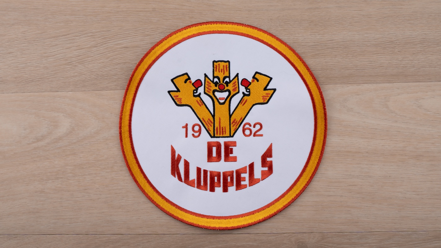 Kluppel Club logo groot rugembleem